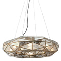 Metropolitan Geo-Gem 8 Light 36" Wide Ring Chandelier