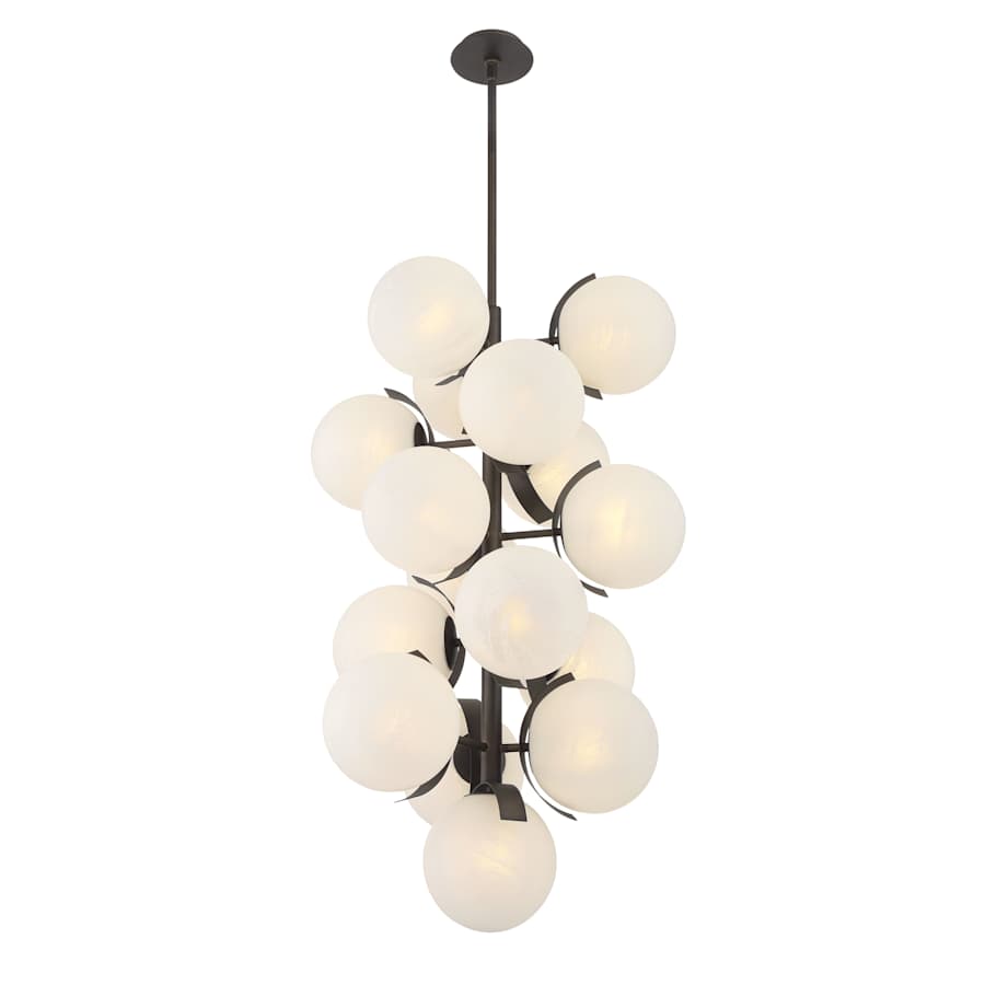 Metropolitan Vino 16 Light 25" Wide Abstract Multi Light Pendant