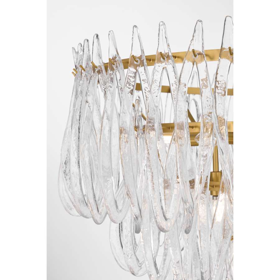 Metropolitan Glassara 15 Light 40" Wide Waterfall Chandelier