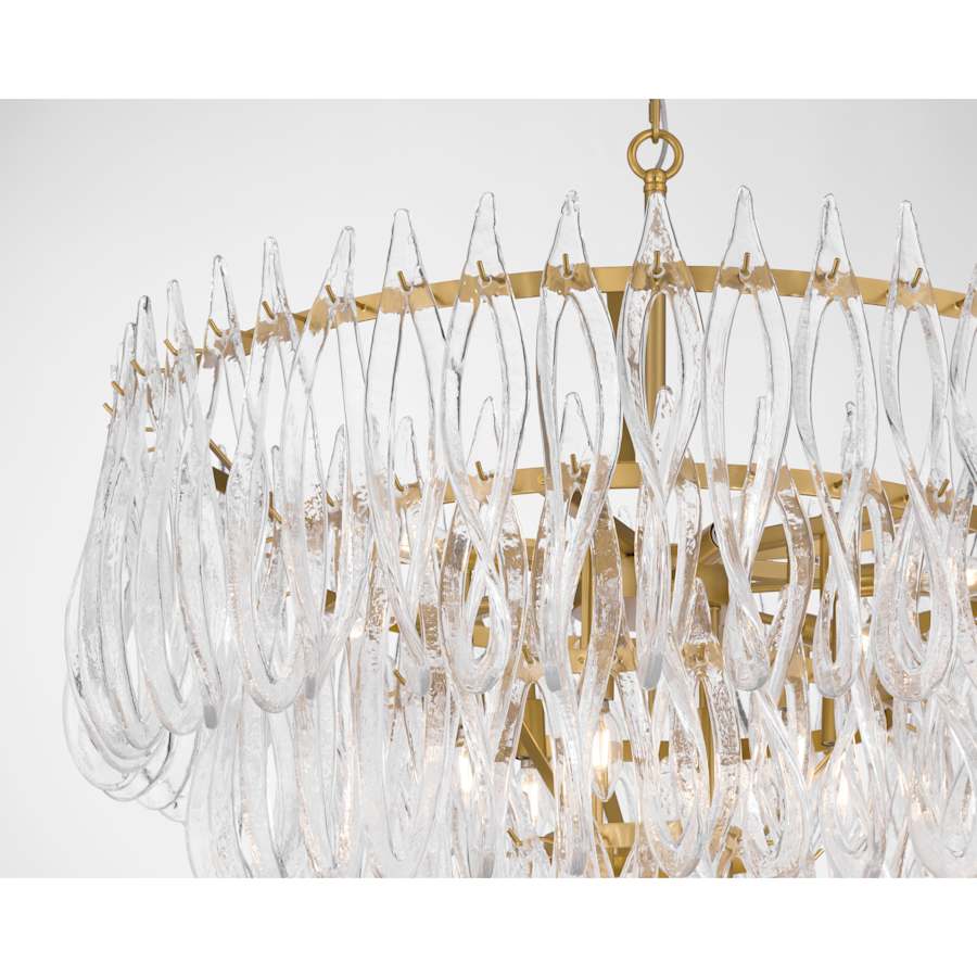 Metropolitan Glassara 15 Light 40" Wide Waterfall Chandelier
