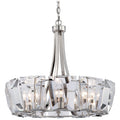 Metropolitan 12 Light 1 Tier Crystal Drum Chandelier from the Castle Aurora Collection