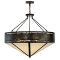 Meyda Tiffany Simple Mission 6 Light Foyer Pendant