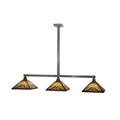 Meyda Tiffany Mission 3 Light 63" Wide Linear Pendant