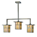 Meyda Tiffany Mission 3 Light 38" Wide Linear Pendant