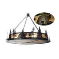 Meyda Tiffany Bear at Dusk 12 Light 67" Wide Drum Chandelier