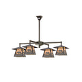 Meyda Tiffany 32" W Stillwater Bear At Dawn 4 Light Chandelier