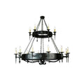 Meyda Tiffany Warwick 18 Light 60" Wide Taper Candle Style Chandelier