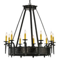 Meyda Tiffany Costello 10 Light 35" Wide Taper Candle Style Chandelier