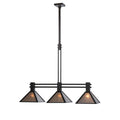 Meyda Tiffany 45" L Soffe Mission 3 Light Island Chandelier