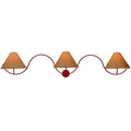 Meyda Tiffany Soundwave 3 Light 17" Tall Wall Sconce