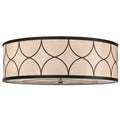 Meyda Tiffany 36" W Cilindro Deco Flush Mount Ceiling Fixture