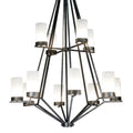 Meyda Tiffany Galen 12 Light 60" Wide Wrought Iron Candle Style Chandelier