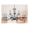 Meyda Tiffany Wallis 14 Light 36" Wide Taper Candle Style Chandelier