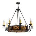 Meyda Tiffany Delano 11 Light 36" Wide Taper Candle Style Chandelier