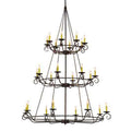 Meyda Tiffany Estrella 24 Light 60" Wide Taper Candle Style Chandelier