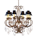 Meyda Tiffany Felicia 10 Light 42" Wide Crystal Chandelier