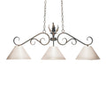 Meyda Tiffany Bristol 3 Light 48" Wide Linear Pendant