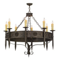 Meyda Tiffany Calandra 8 Light 42" Wide Taper Candle Style Chandelier