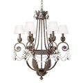 Meyda Tiffany Antonia 6 Light 26" Wide Crystal Chandelier