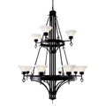 Meyda Tiffany Savino 12 Light 48" Wide Chandelier