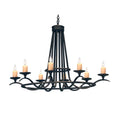 Meyda Tiffany Octavia 8 Light 48" Wide Taper Candle Style Chandelier