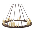 Meyda Tiffany Deina 24 Light 49" Wide Taper Candle Style Chandelier