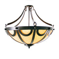 Meyda Tiffany Carousel 3 Light 24" Wide Pendant