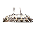 Meyda Tiffany Carlotta 16 Light 30" Wide Taper Candle Pendant