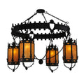 Meyda Tiffany Valhalla 4 Light 73" Wide Chandelier