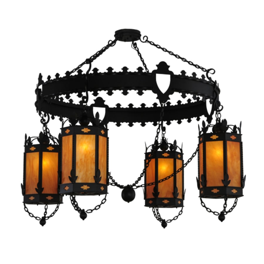 Meyda Tiffany Valhalla 4 Light 73" Wide Chandelier