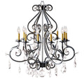 Meyda Tiffany Gia 12 Light 32" Wide Crystal Candle Style Chandelier