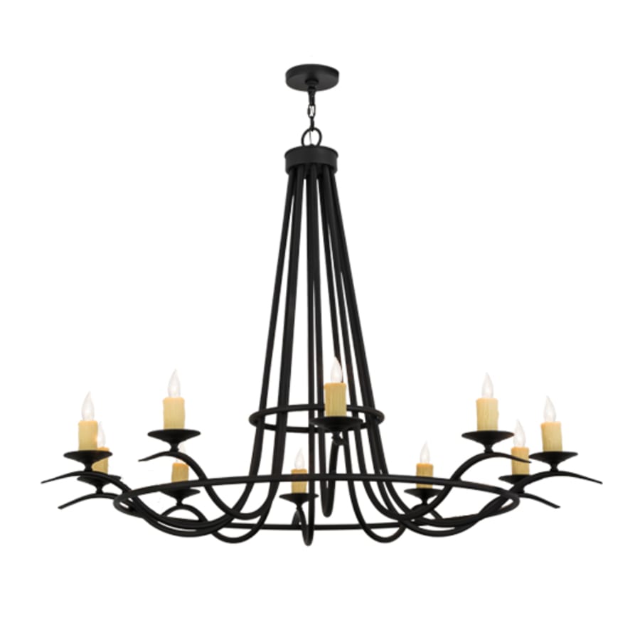 Meyda Tiffany Octavia 10 Light 60" Wide Taper Candle Style Chandelier