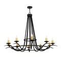Meyda Tiffany Octavia 10 Light 60" Wide Taper Candle Style Chandelier