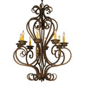 Meyda Tiffany Fernando 8 Light 28" Wide Taper Candle Style Chandelier