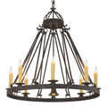 Meyda Tiffany Lakeshore 36" Wide Taper Candle Style Chandelier