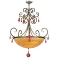 Meyda Tiffany Jeri 4 Light 28" Wide Crystal Pendant