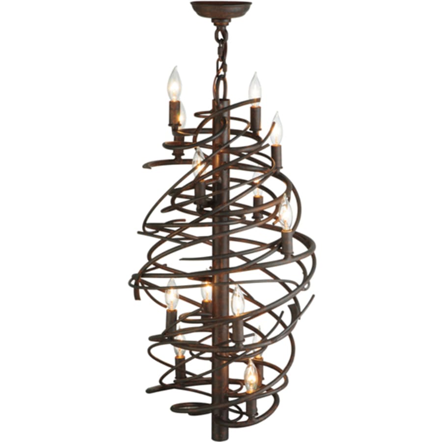 Meyda Tiffany Cyclone 13 Light 24" Wide Taper Candle Style Chandelier
