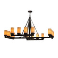 Meyda Tiffany Parker 16 Light 60" Wide Pillar Candle Style Chandelier