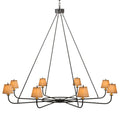 Meyda Tiffany Brach Ring 8 Light 62" Wide Chandelier