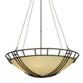 Meyda Tiffany Flowing Cross 6 Light 48" Wide Pendant
