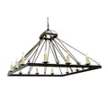 Meyda Tiffany Retreat 12 Light 85" Wide Taper Candle Style Chandelier