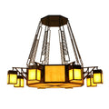 Meyda Tiffany Azrael 8 Light 79" Wide Chandelier