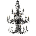 Meyda Tiffany Pinecone 24 Light 60" Wide Taper Candle Style Chandelier