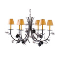 Meyda Tiffany Pinecone 8 Light 42" Wide Chandelier