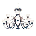 Meyda Tiffany Mirasol 3 Light 60" Wide Chandelier