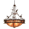 Meyda Tiffany Ducks in Flight 8 Light 48" Wide Pendant