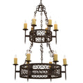 Meyda Tiffany Toscano 12 Light 36" Wide Taper Candle Style Chandelier