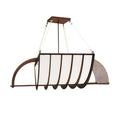 Meyda Tiffany Nalda 4 Light 48" Wide Abstract Pendant