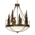 Meyda Tiffany Ironwood 5 Light 30" Wide Pendant