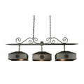 Meyda Tiffany Stefano 3 Light 60" Wide Linear Pendant